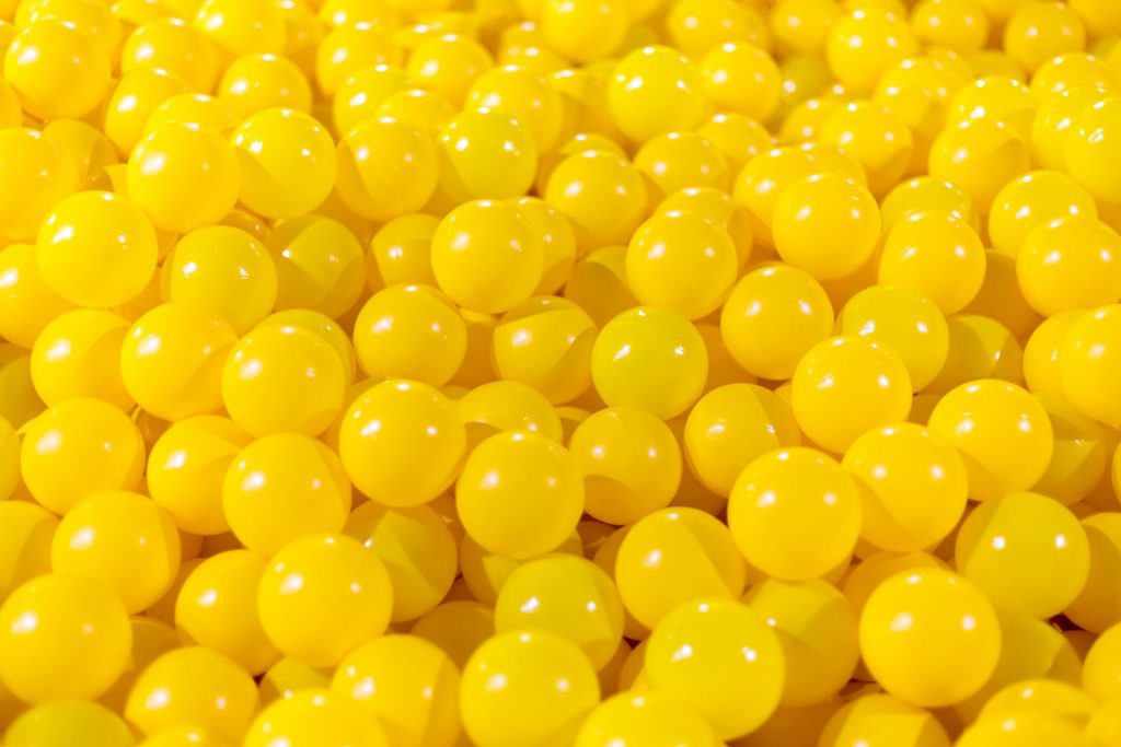 Gelbe Ballons